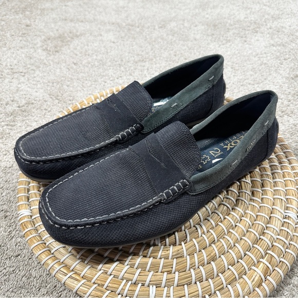 Geox Men’s Respira Loafers Slip On Moccasin Shoes 2Fit Suede Navy 42.5/US 9.5 main image 10